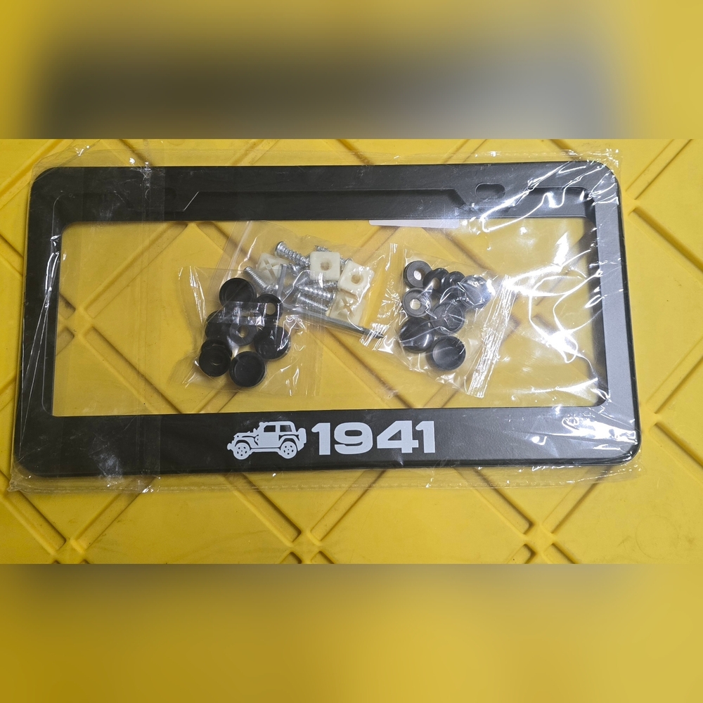 Jeep 1941 Willys Metal License Plate Frames